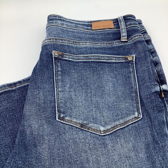 Judy Blue Womens Flared Fit Two Tone Denim Jeans Blue Size‎ 13/31 - Picture 1 of 9